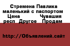 Стремена Павлика(маленький)с паспортом › Цена ­ 1 300 - Чувашия респ. Другое » Продам   